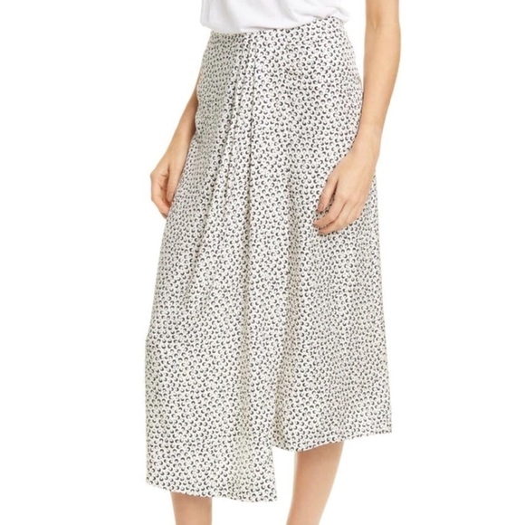 Vince. Star Dot Drape Skirt - Picture 2 of 10